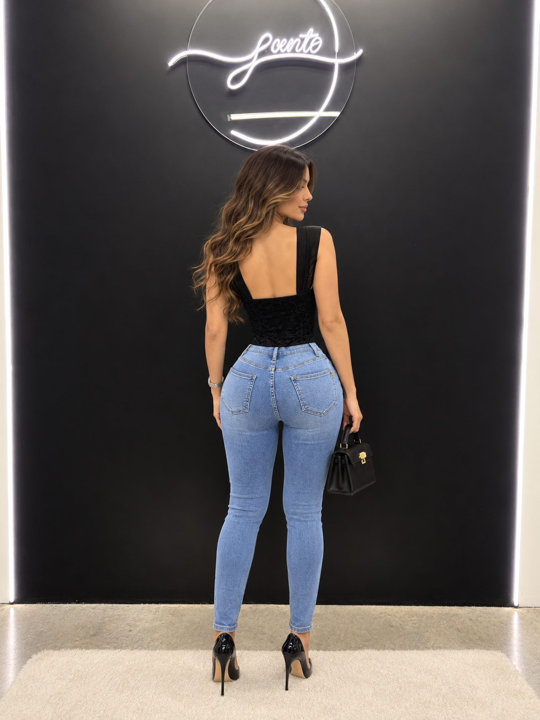 Corset lua negro