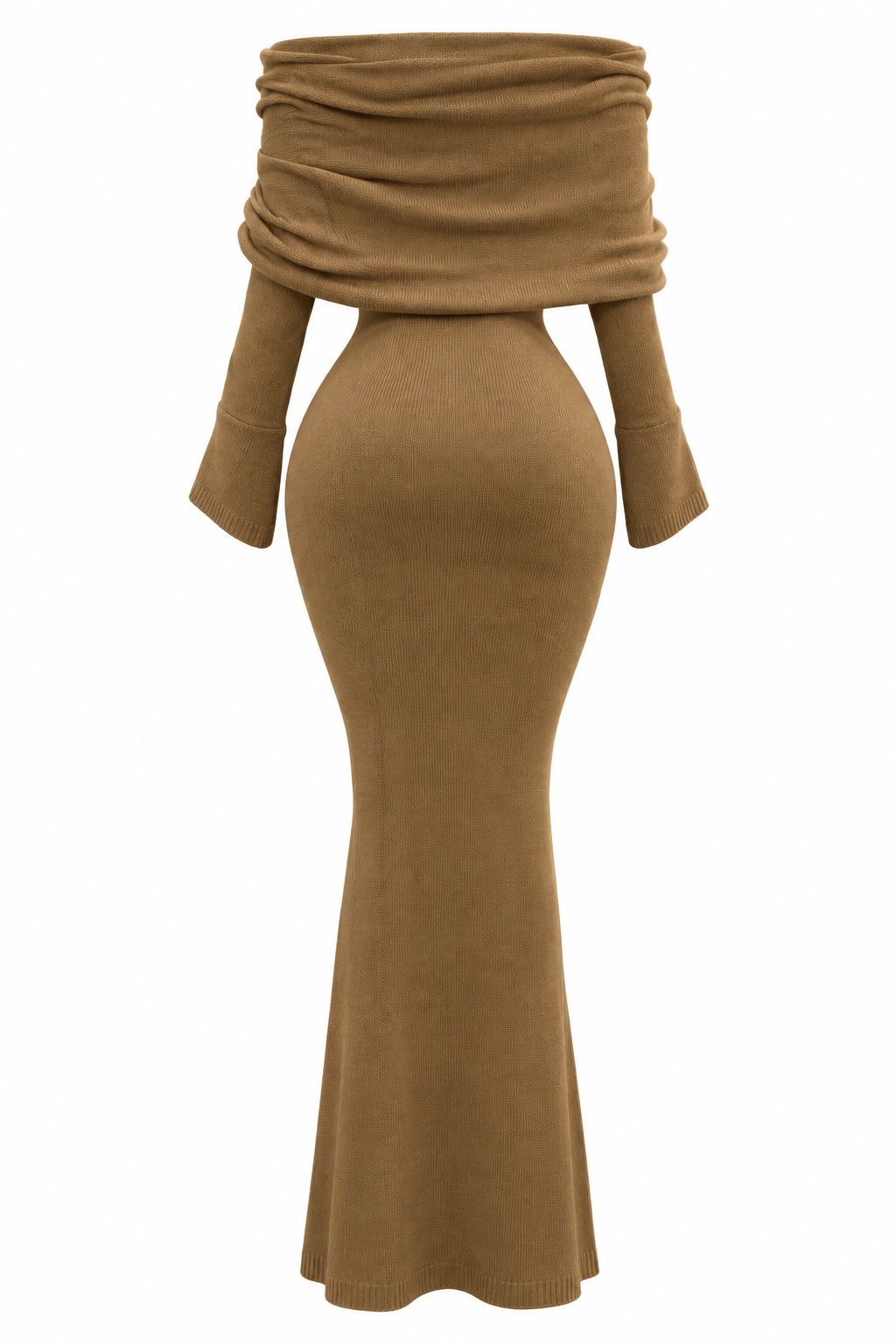 Maxi vestido antonella café