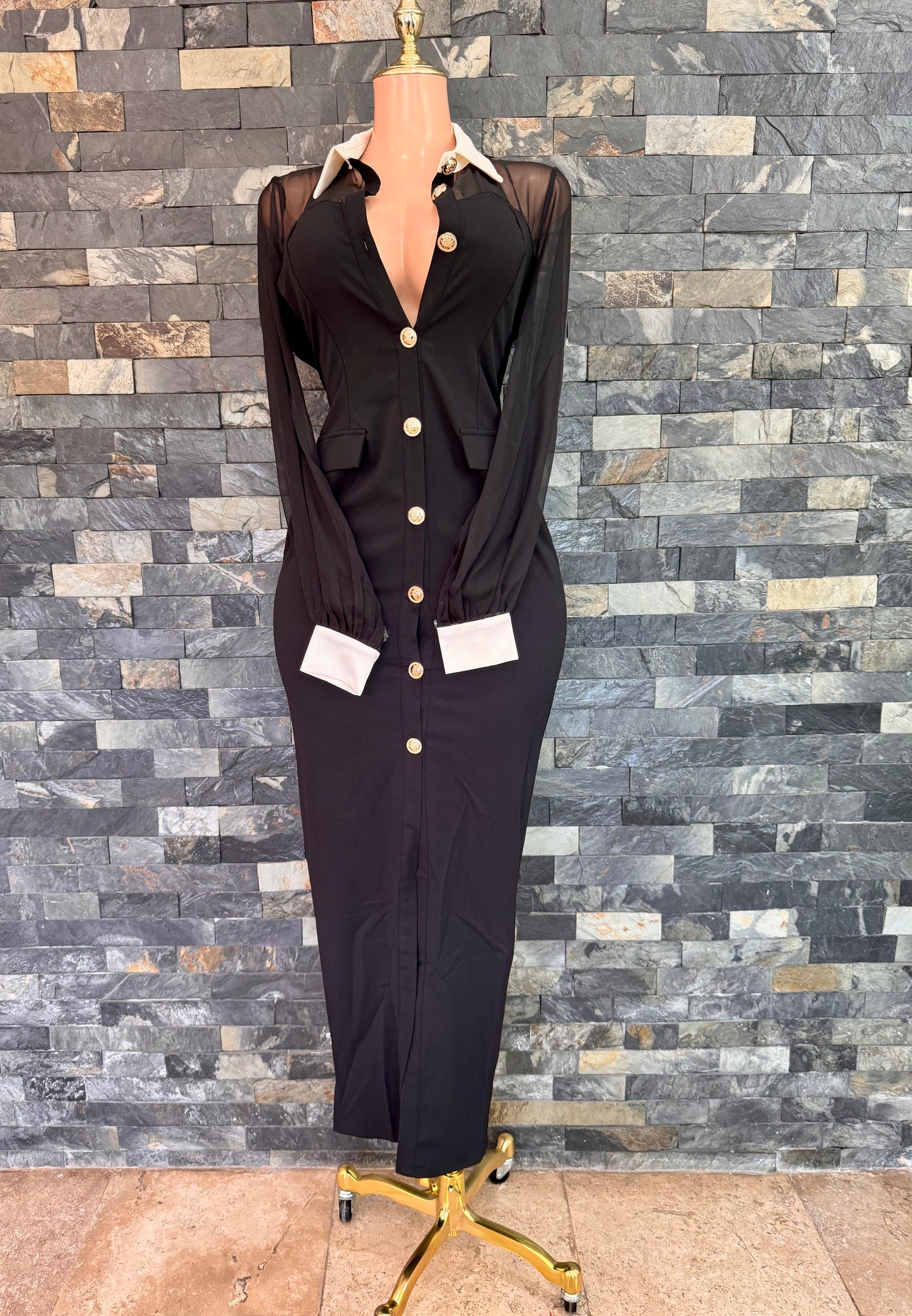 Vestido Chanel mesh