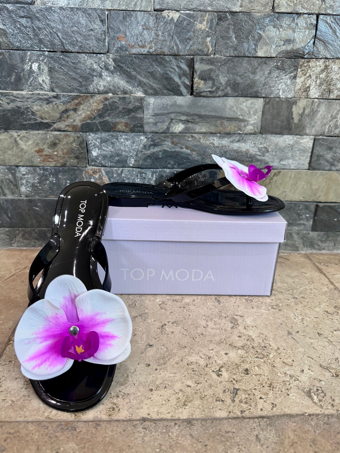 Sandalia orquídea