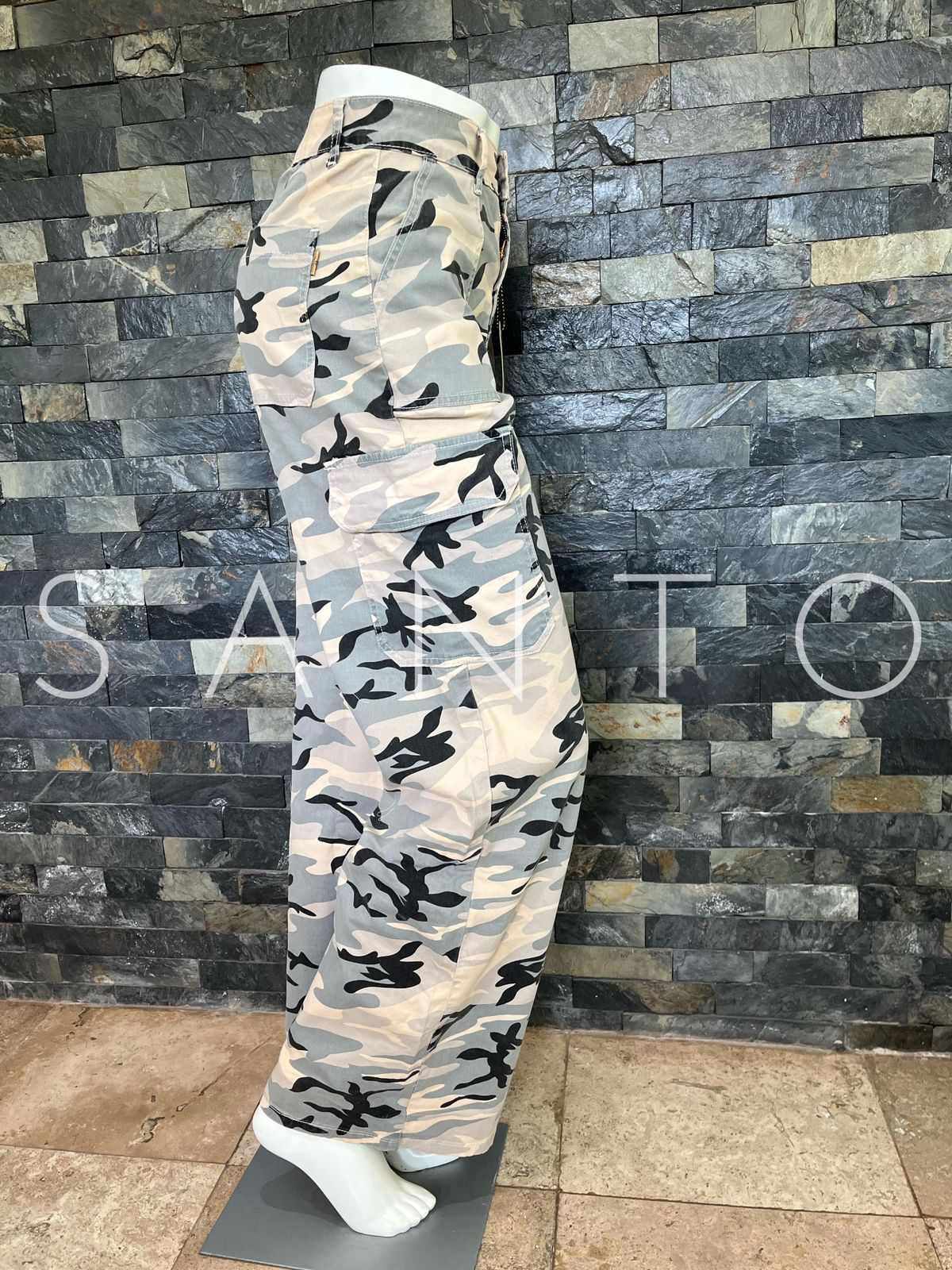 JEANS CARGO MILITAR CLARO VIBRANT