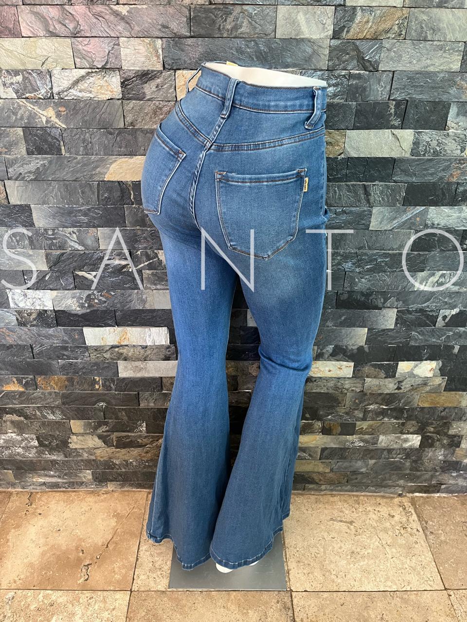 JEANS VIBRANT CAMPANA ROTO EN PIERNA 1MP18301