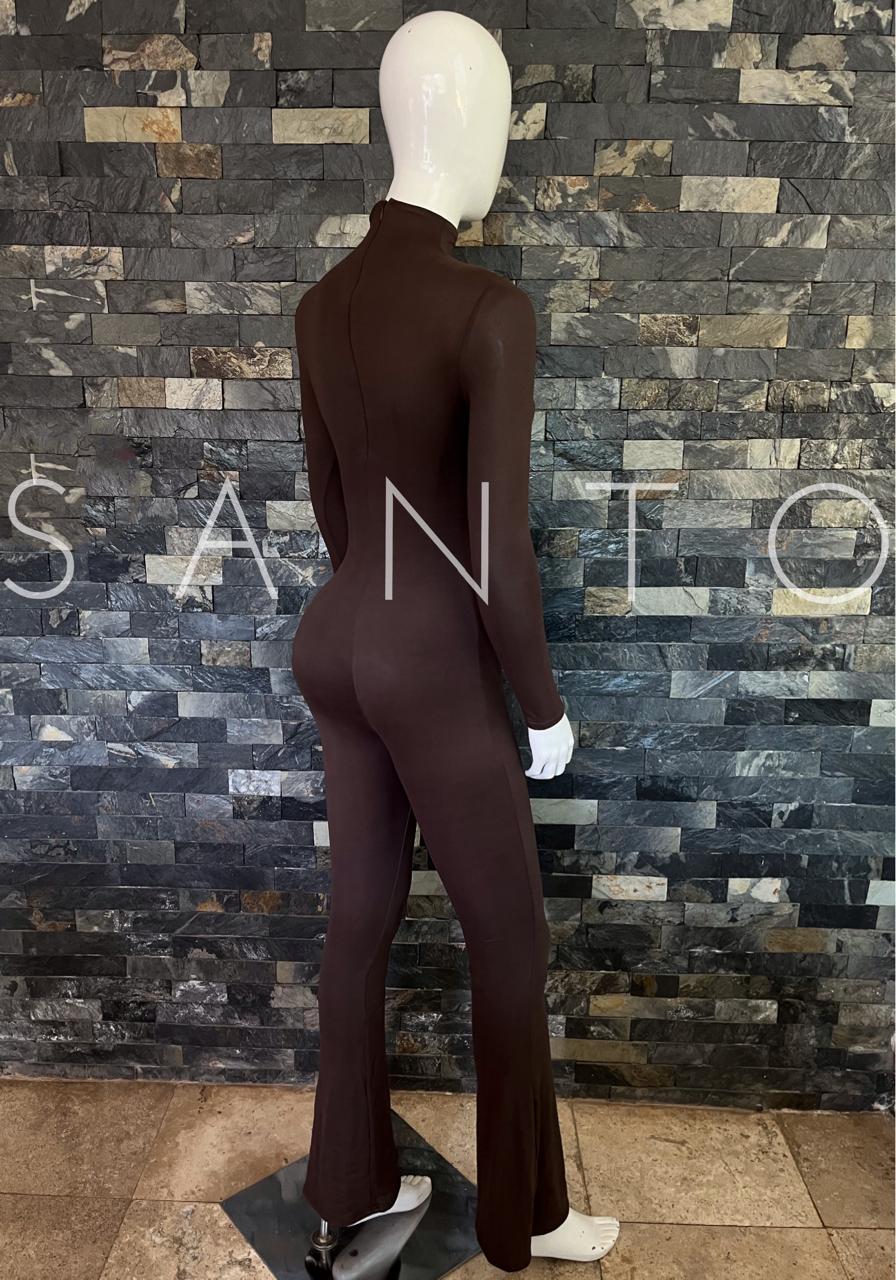 ENTERIZO ACAMPANADO BROWN