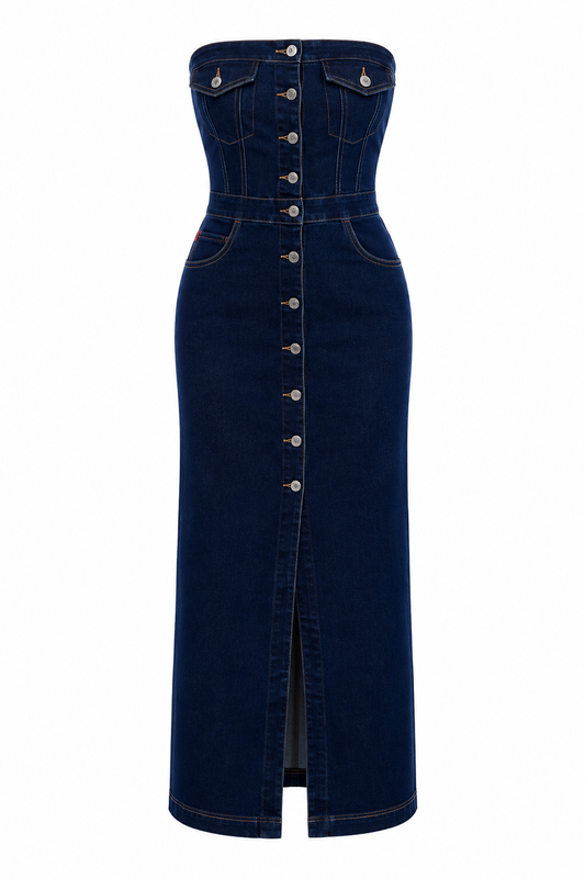 Vestido vaquero vibrant