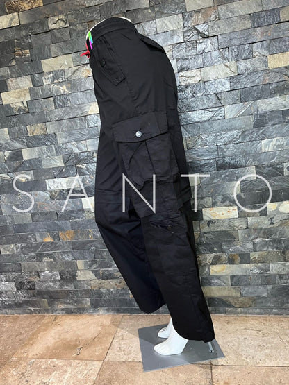 JEANS VIBRANT CARGO BLACK