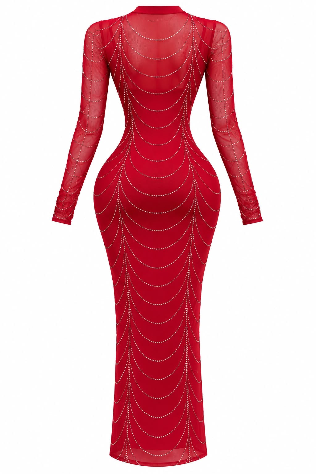 Vestido estela rubí