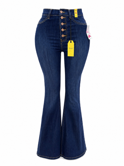 Jeans campana vibrant botones