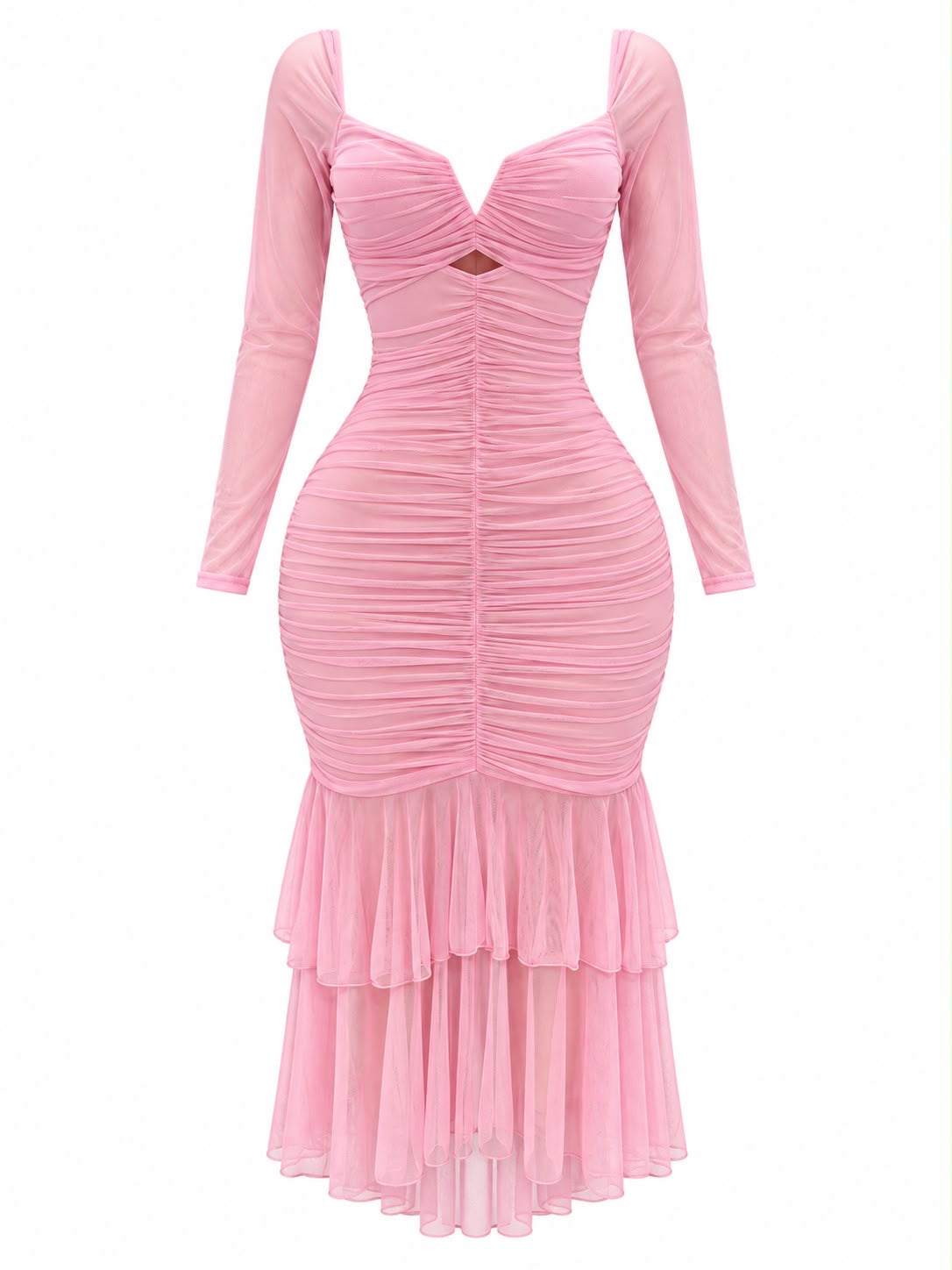 Maxi mesh strawberry pink