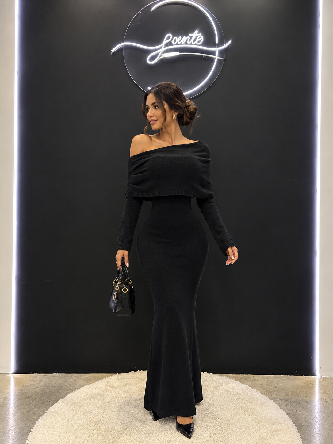 Maxi vestido antonella negro