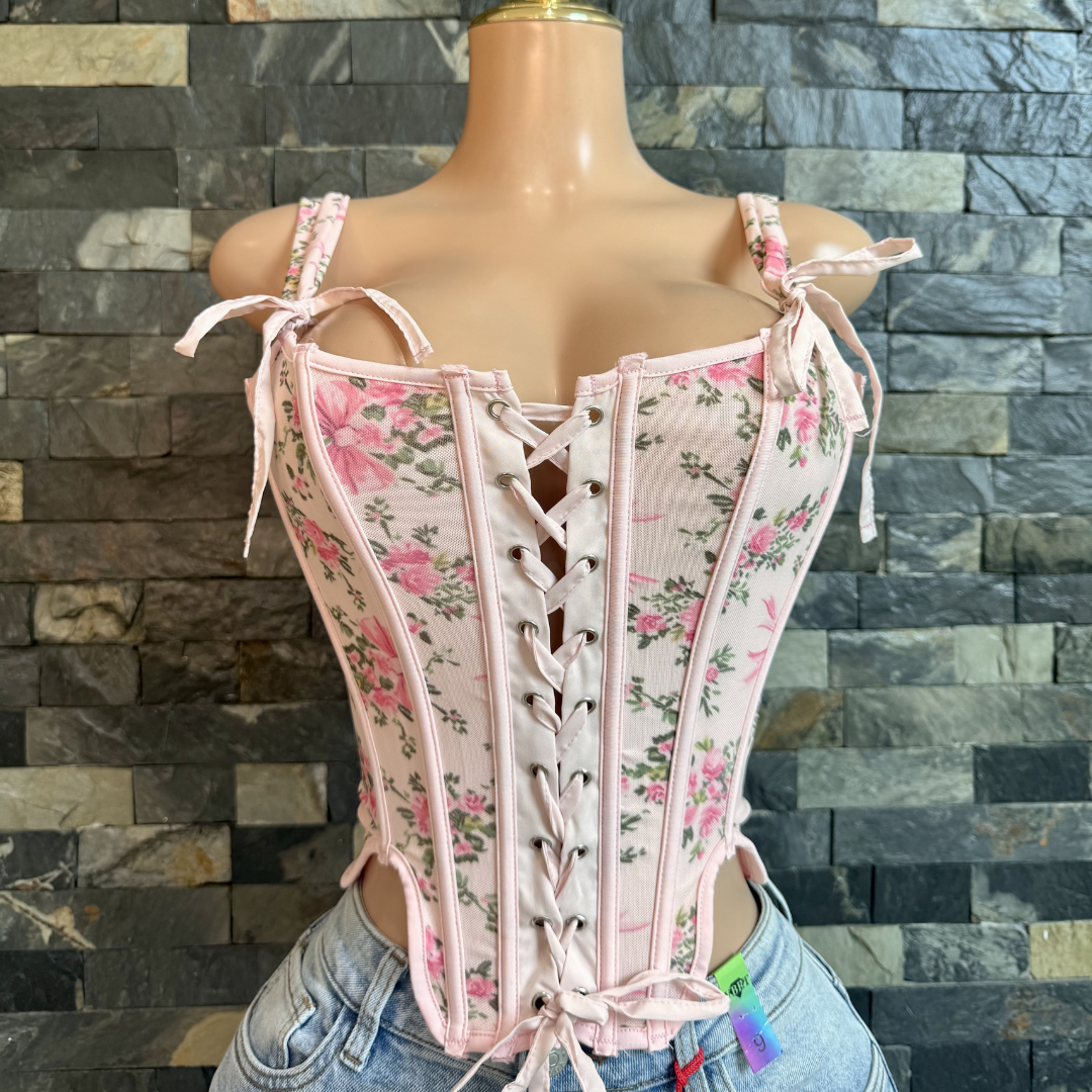 Corset Spring Salmón