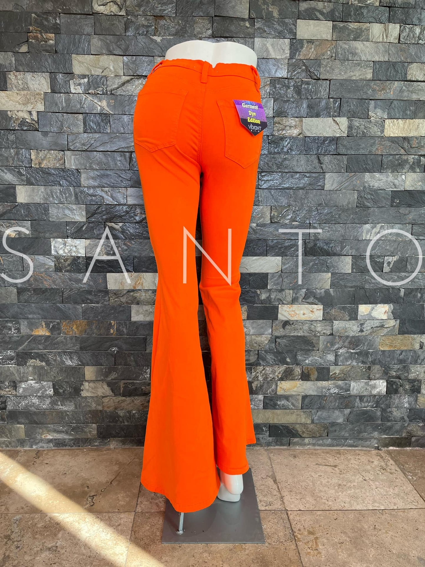 JEANS CAMPANA VIBRANT NARANJA