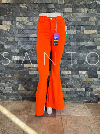 JEANS CAMPANA VIBRANT NARANJA