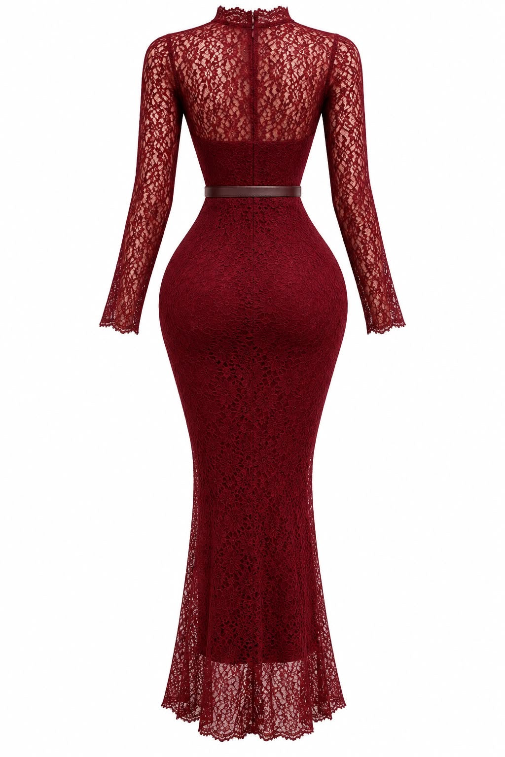 Vestido Alessia burgundy