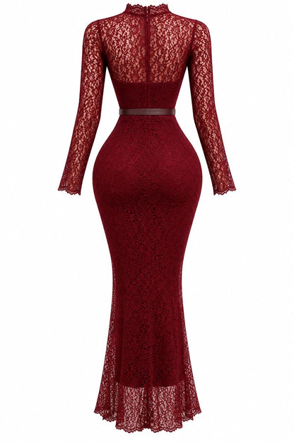 Vestido Alessia burgundy
