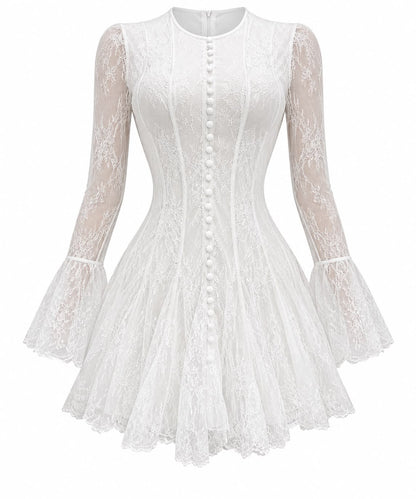 Mini vestido blanche