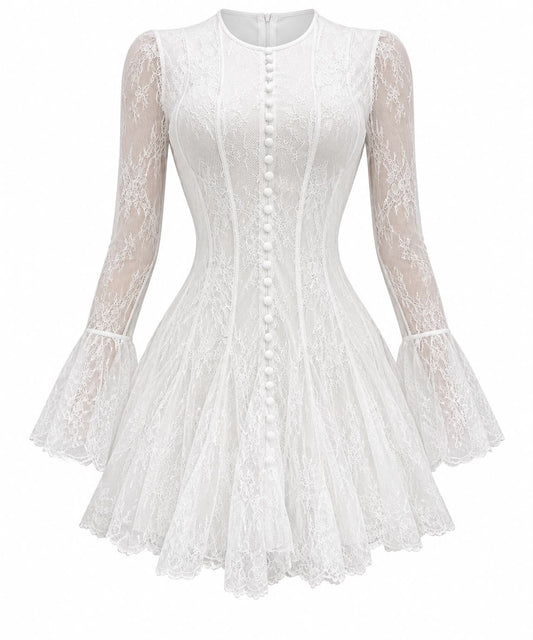 Mini vestido blanche