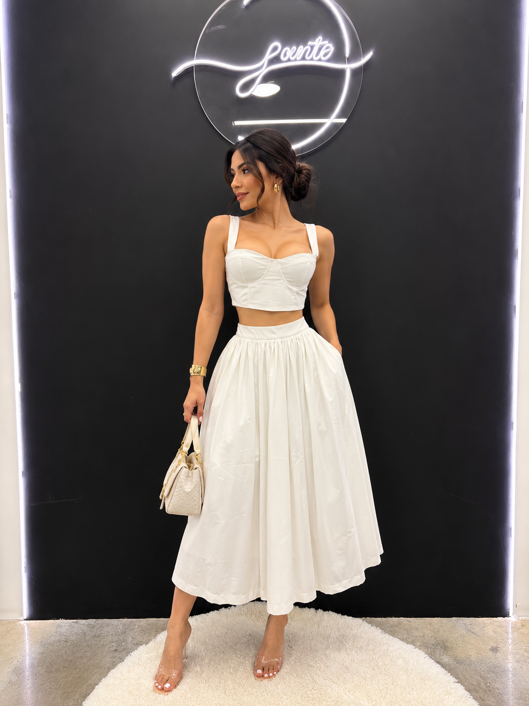Set Riviera blanco