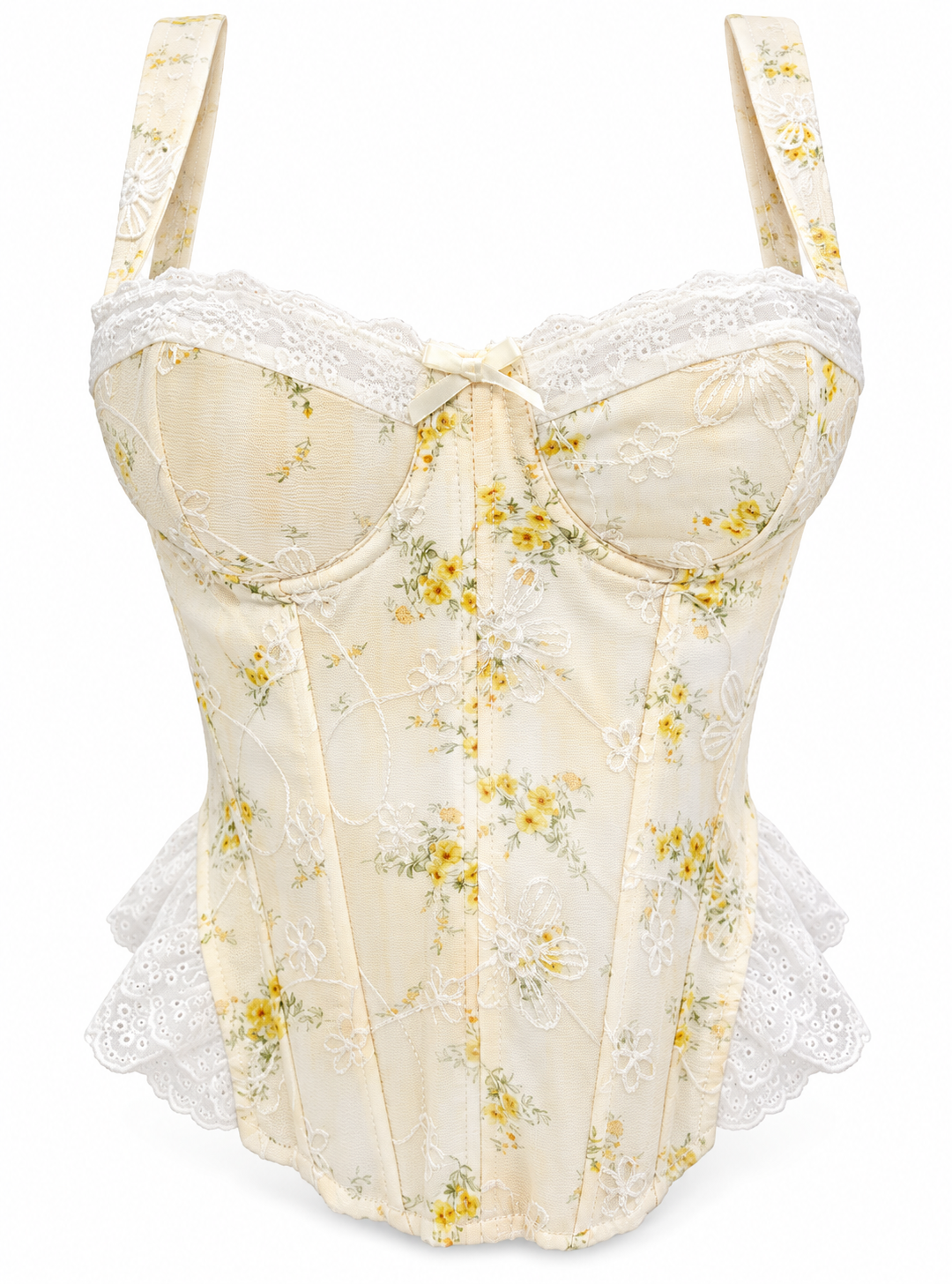 Corset romance yellow