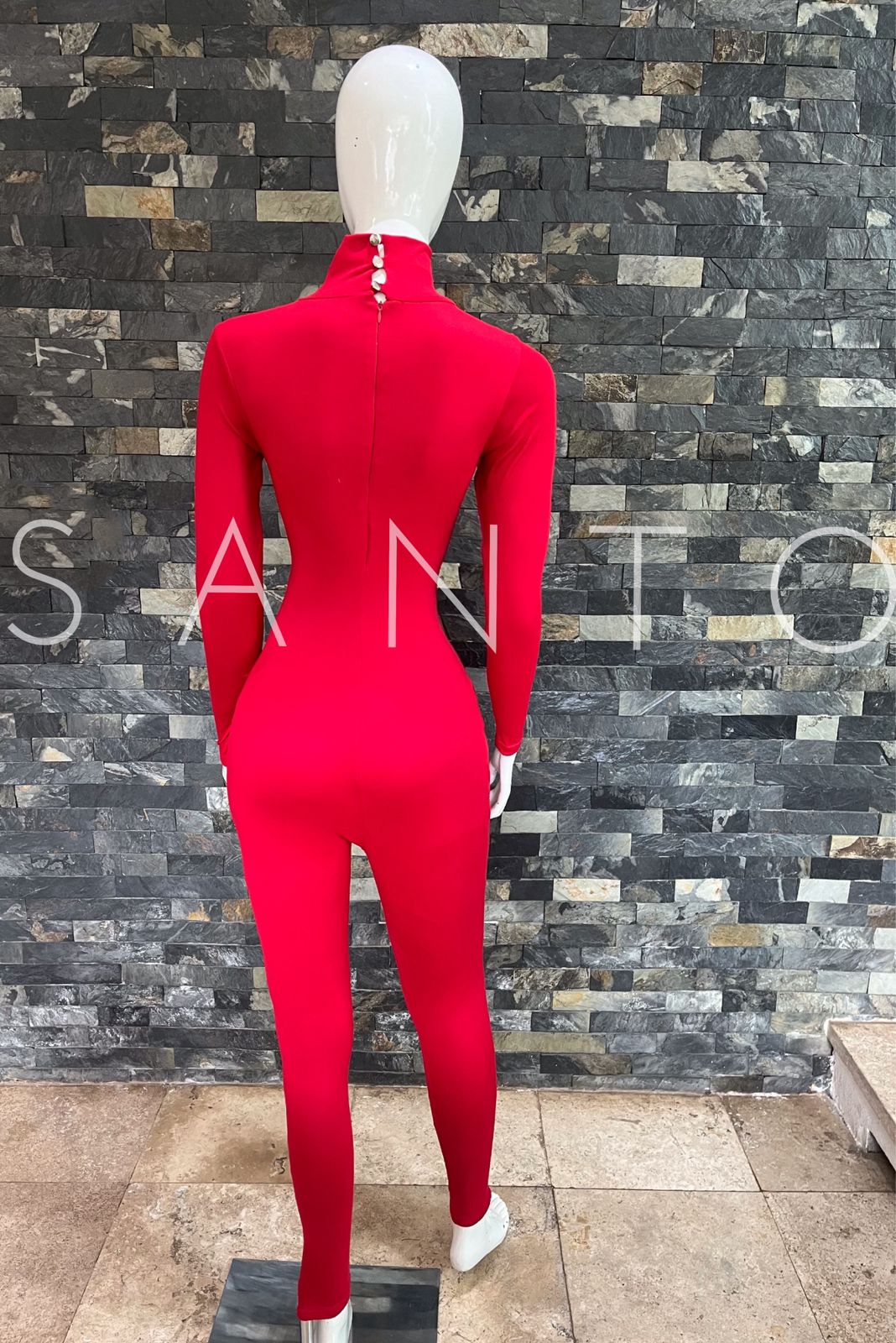 ENTERIZO RED GLAMOROUS TIGHT