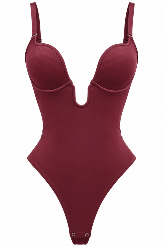 Bodysuit licrado vino