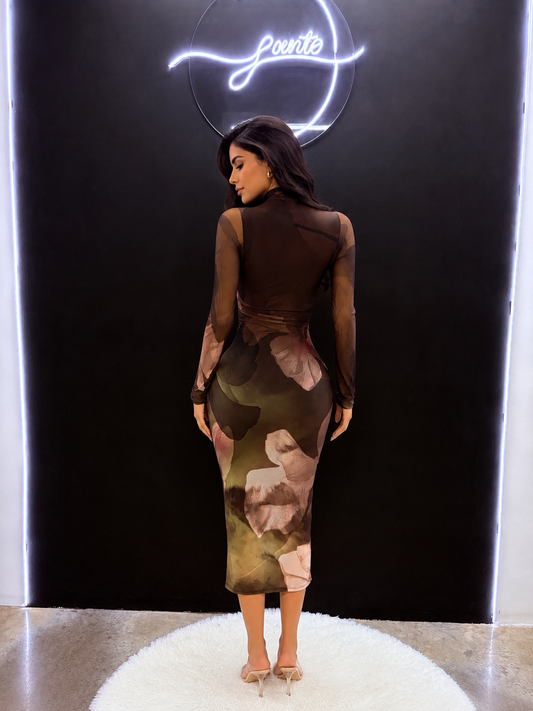 Vestido mesh Azalea
