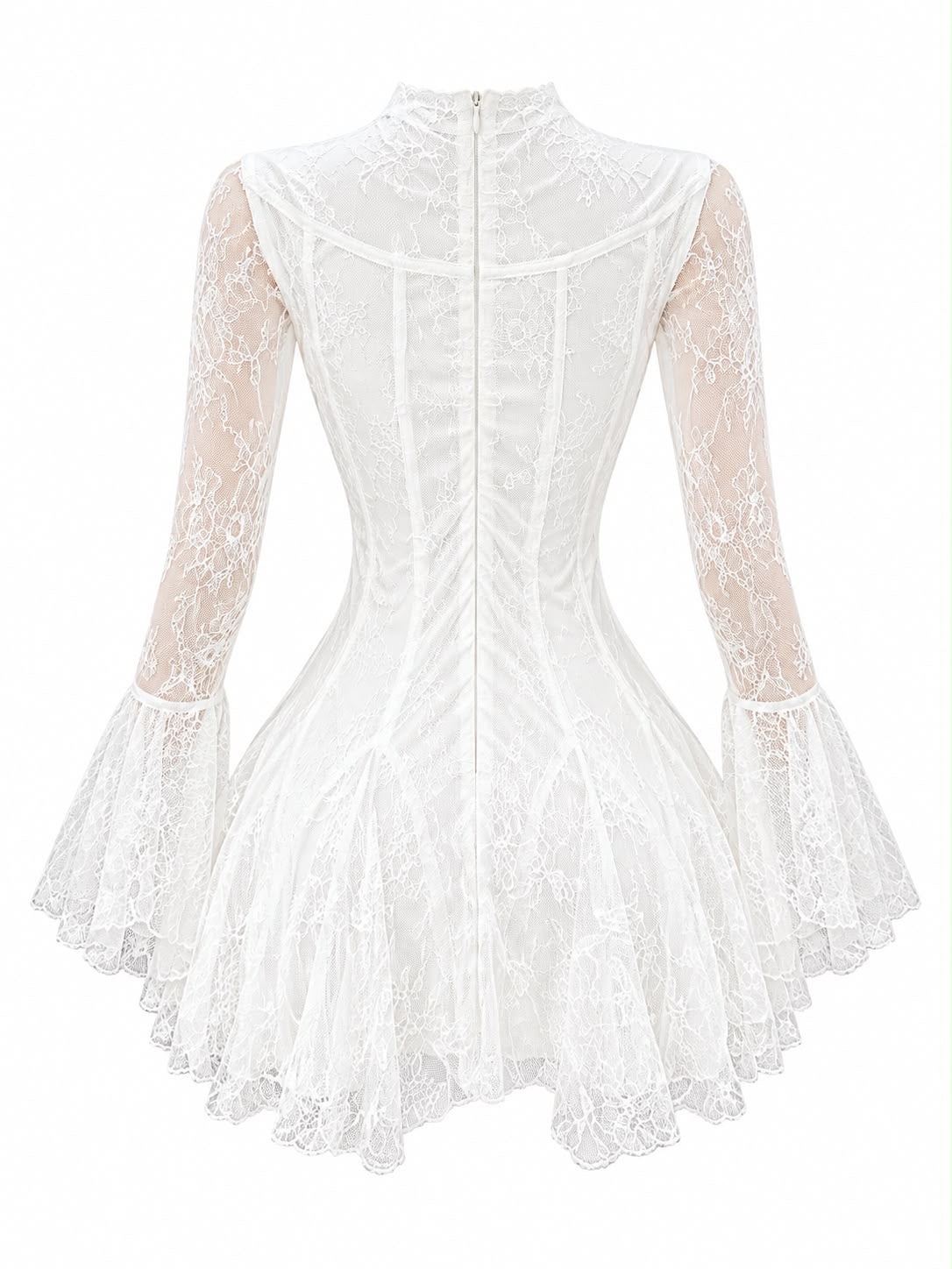 Mini vestido blanche