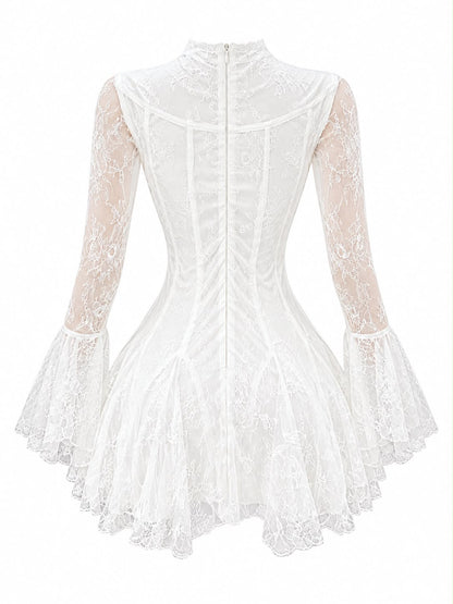 Mini vestido blanche