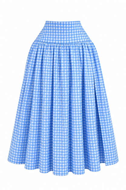 Maxi falda Toscana azul