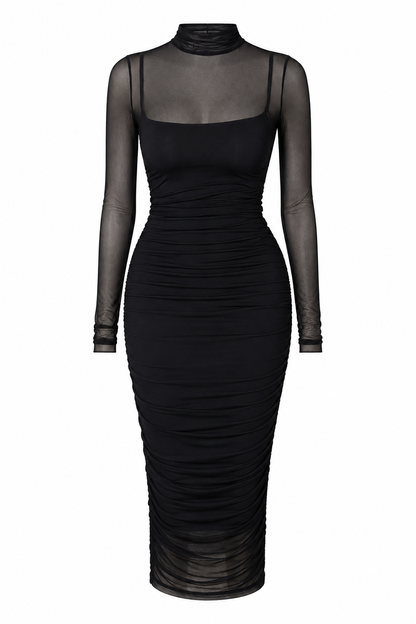 Vestido MIDI muse negro