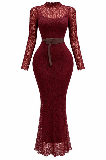 Vestido Alessia burgundy