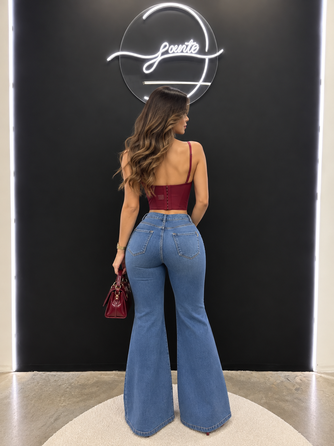 Corset picnic rojo