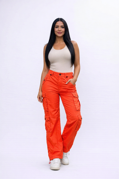 vibrant jogger orange