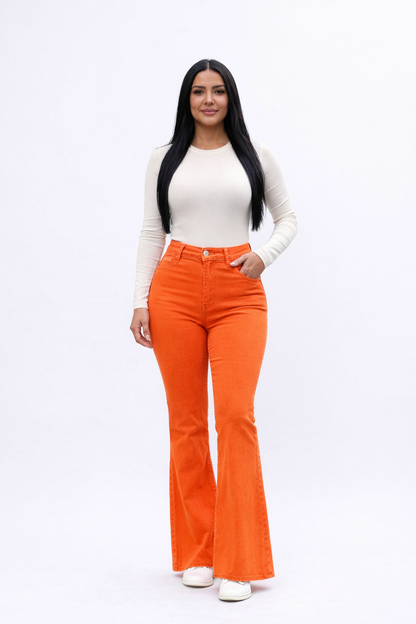vibrant flare orange