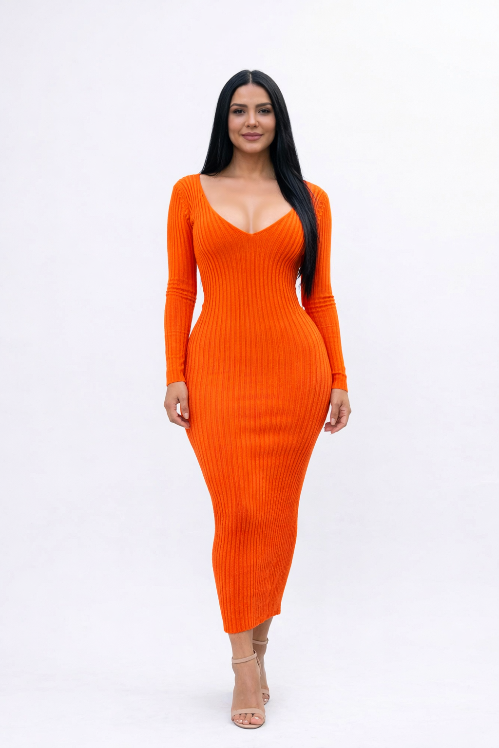 Vestido de punto MIDI