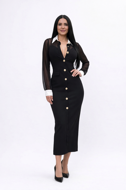 Vestido Chanel mesh