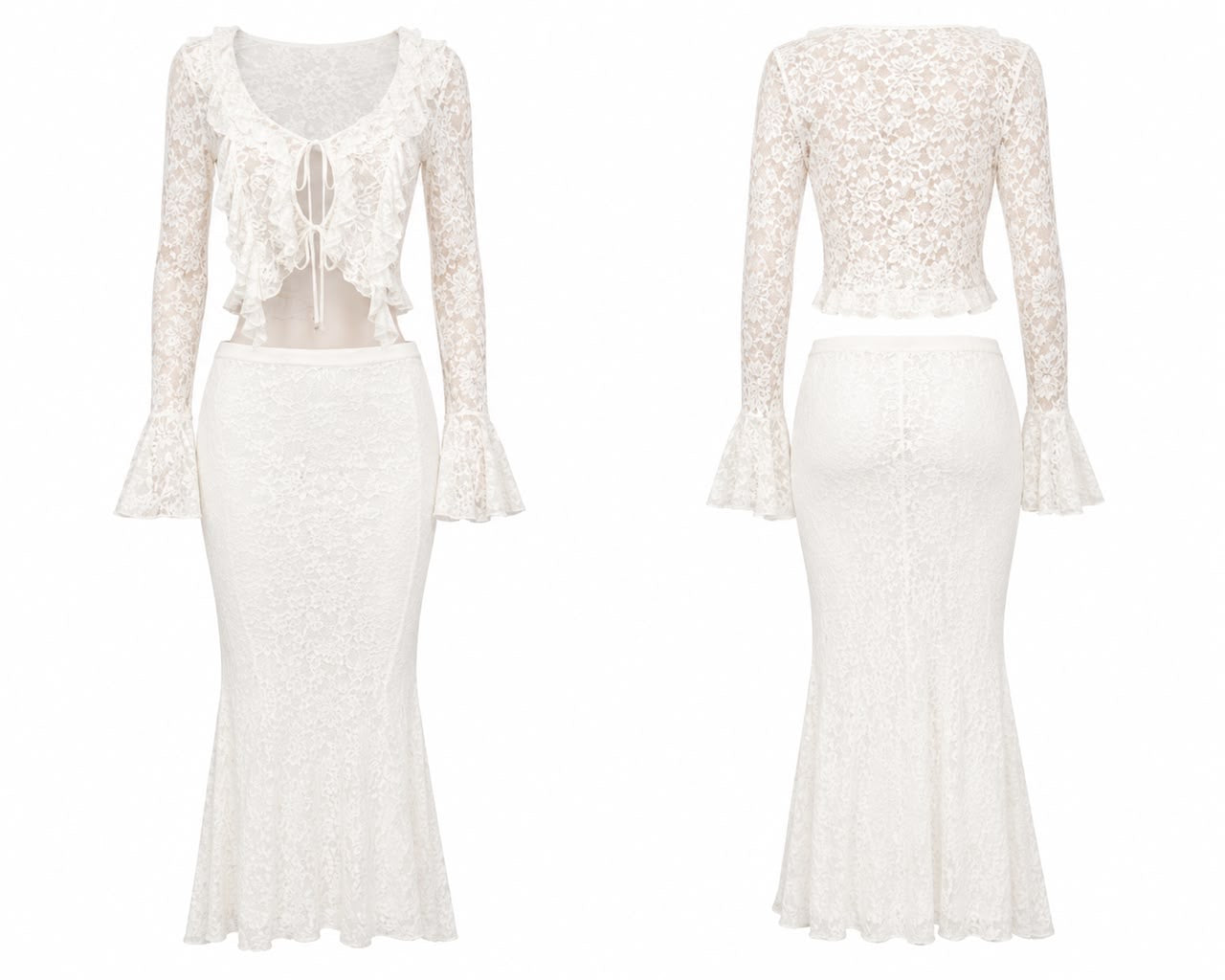 Set Amarette white