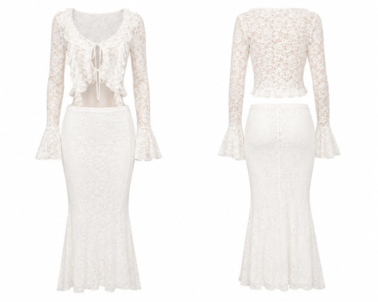 Set Amarette white