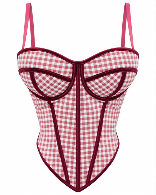 Corset picnic rojo