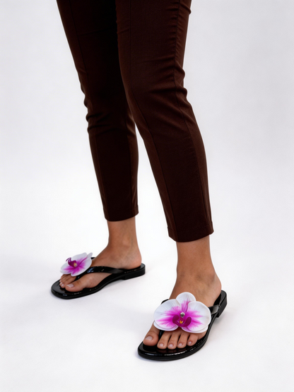 Sandalia orquídea