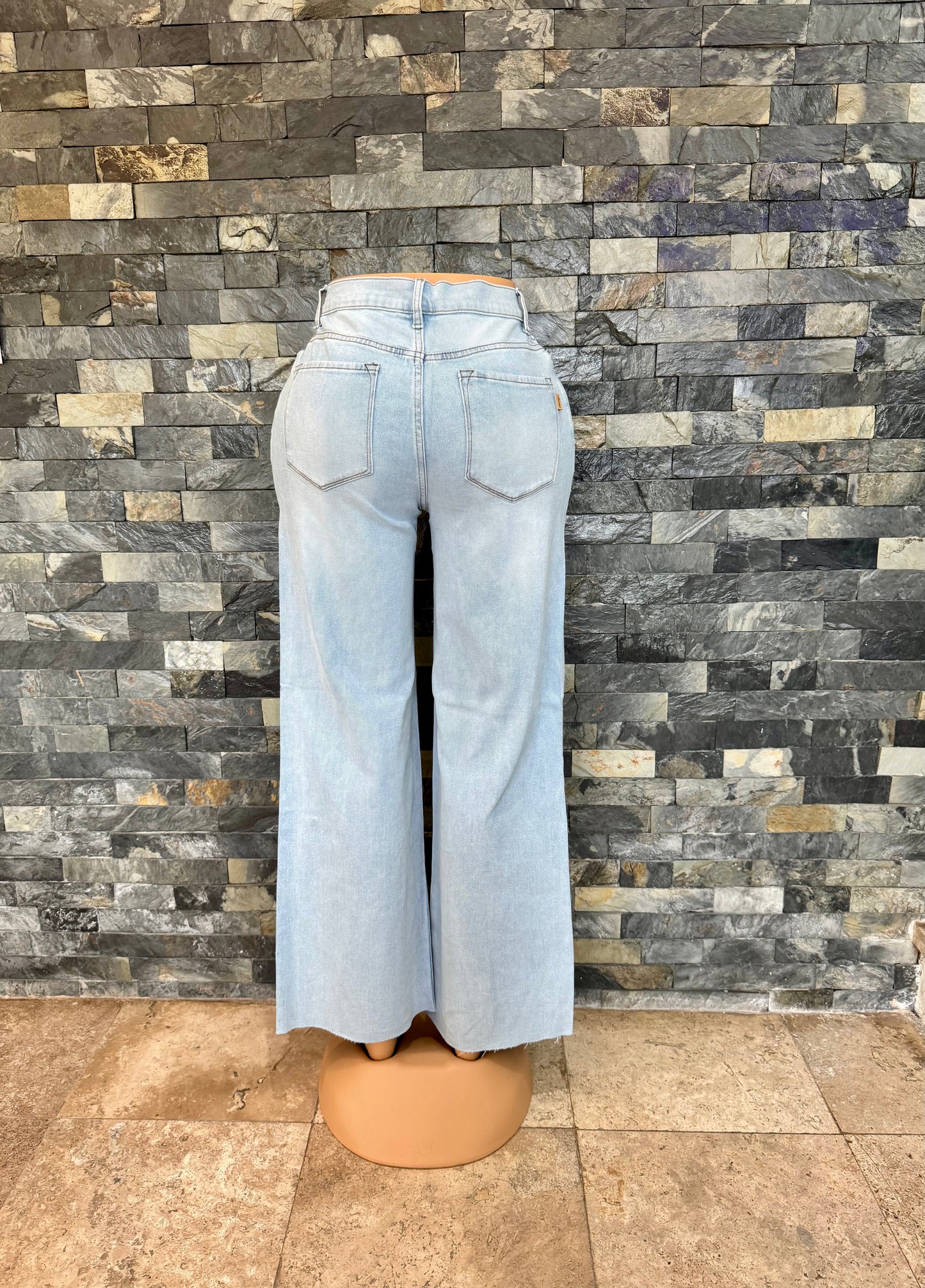 vibrant straigh high waist light standard