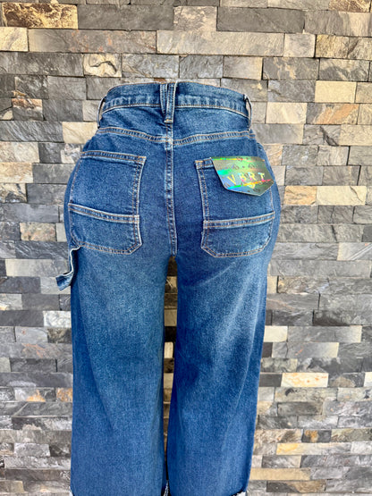 vibrant wide leg cifra up cropped dark stone
