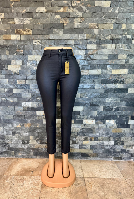 vibrant skinny coated black