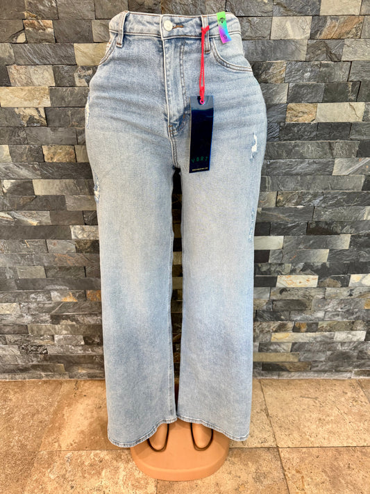 vibran liso wide light stone rasgado