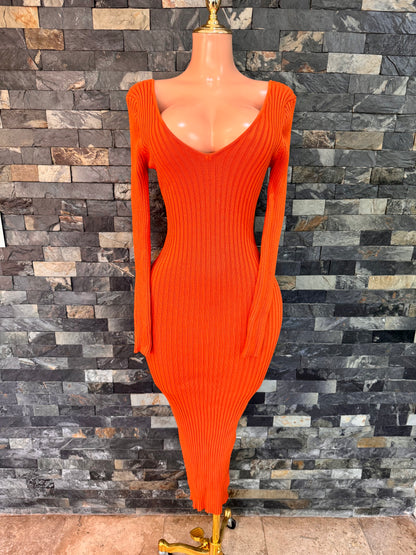 Vestido de punto MIDI
