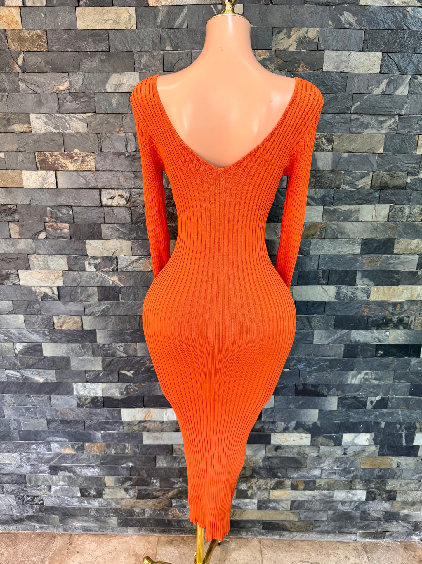 Vestido de punto MIDI