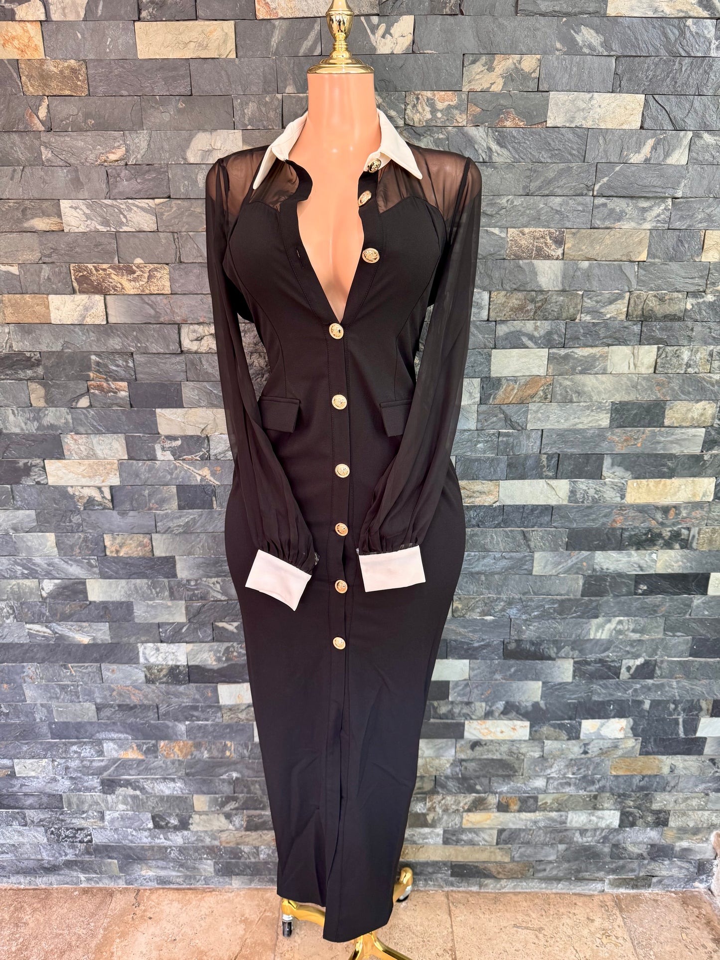 Vestido Chanel mesh