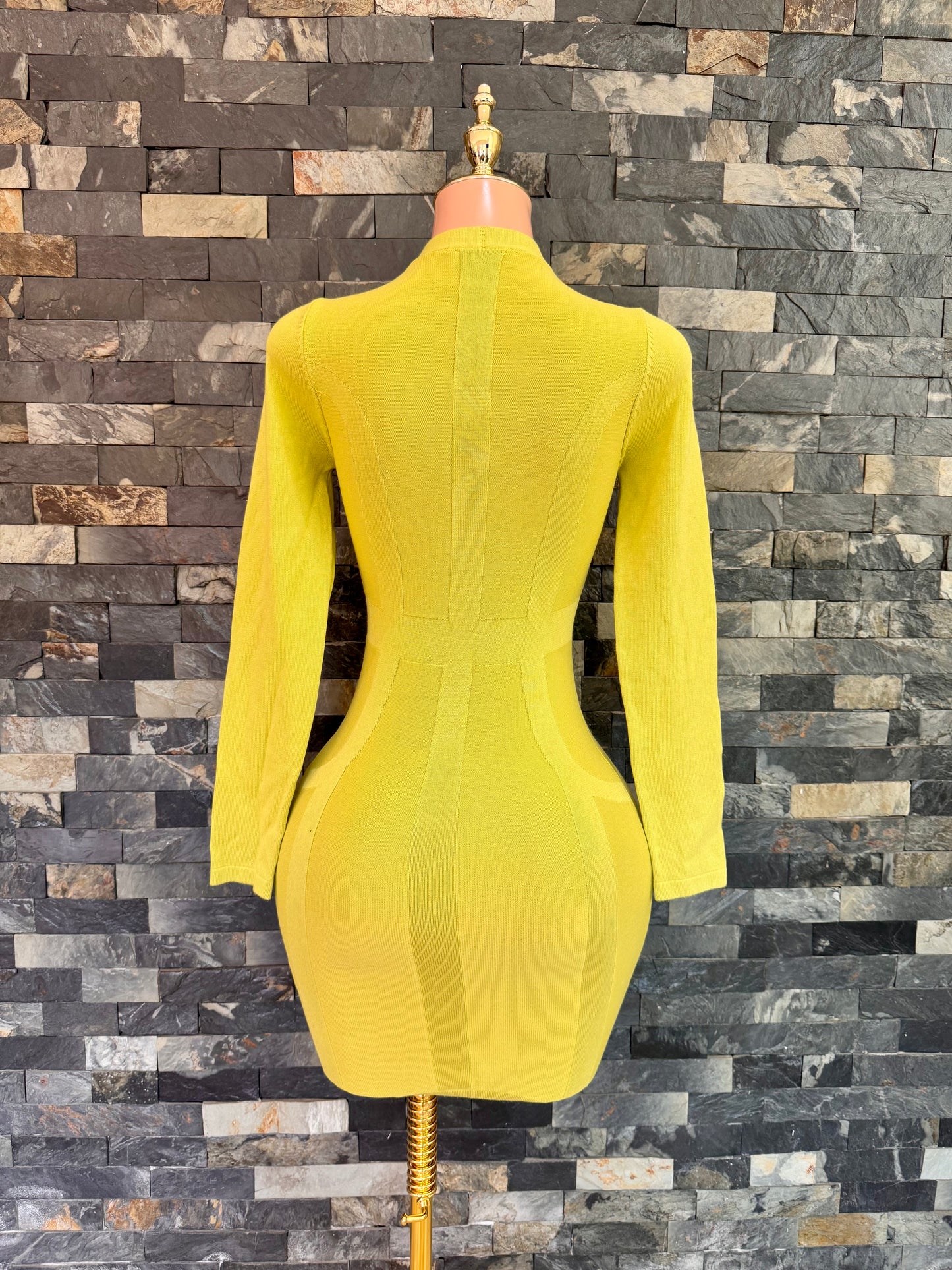 Mini vestido limón