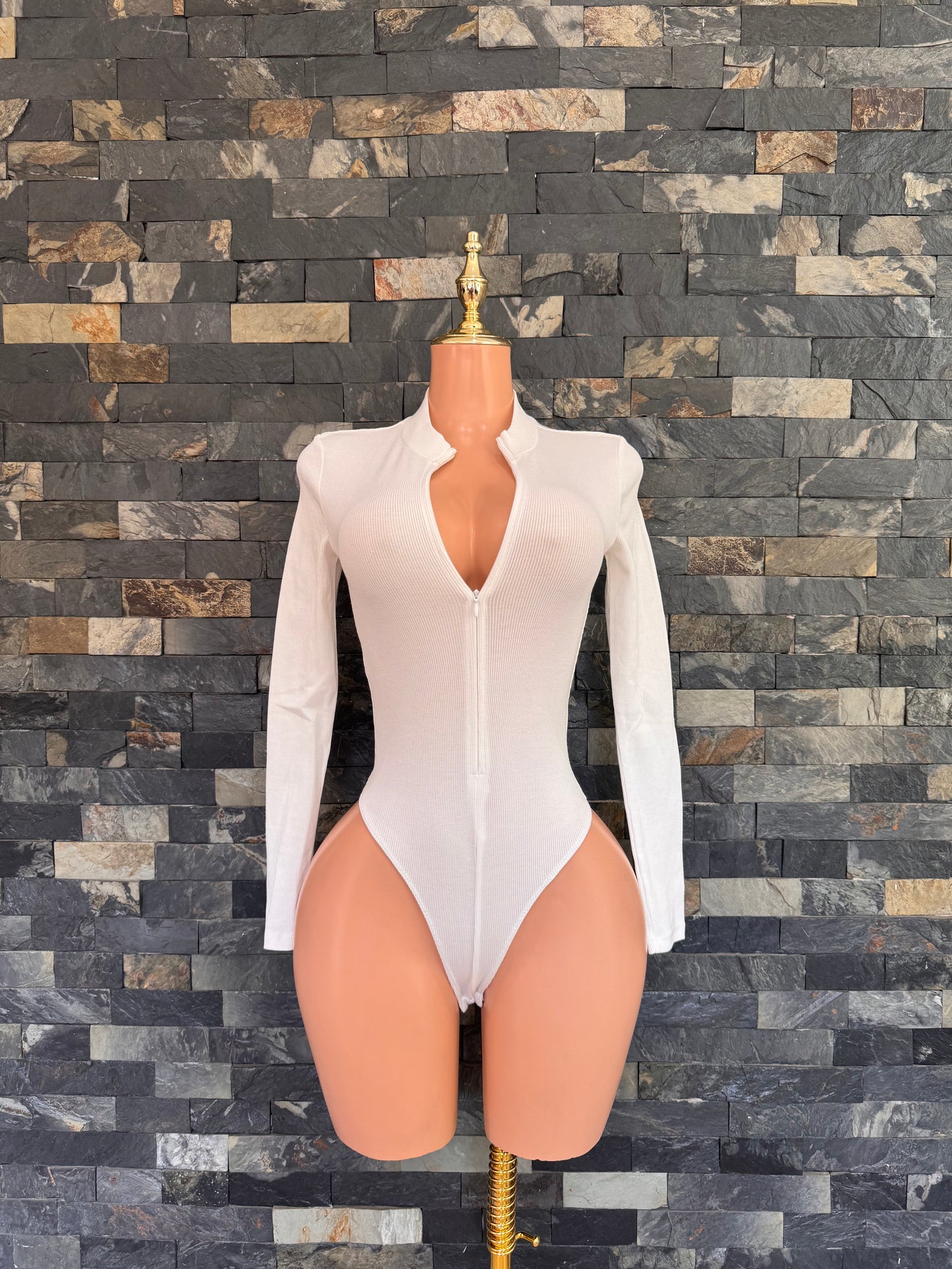 Bodysuit cierre blanco