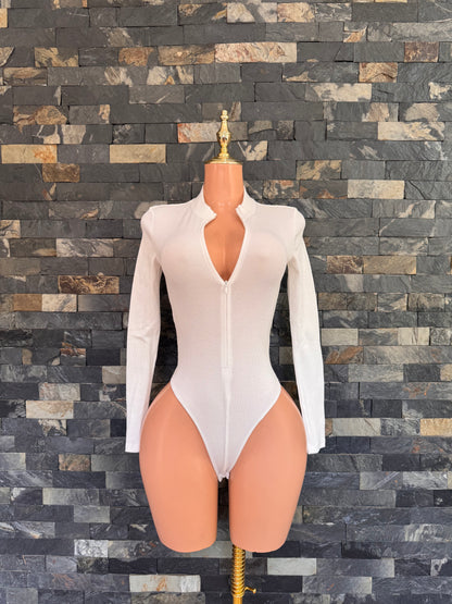 Bodysuit cierre blanco
