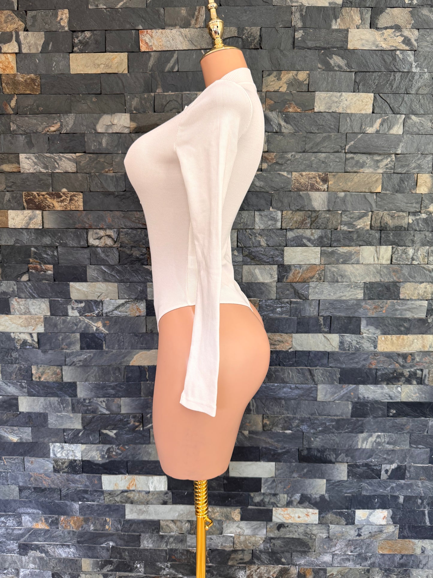 Bodysuit cierre blanco